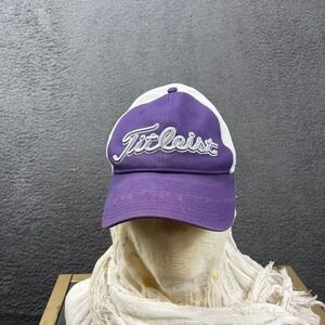 Titleist‎ Golf Hat Purple White K State Wildcats Mesh Back Adjustable Cap